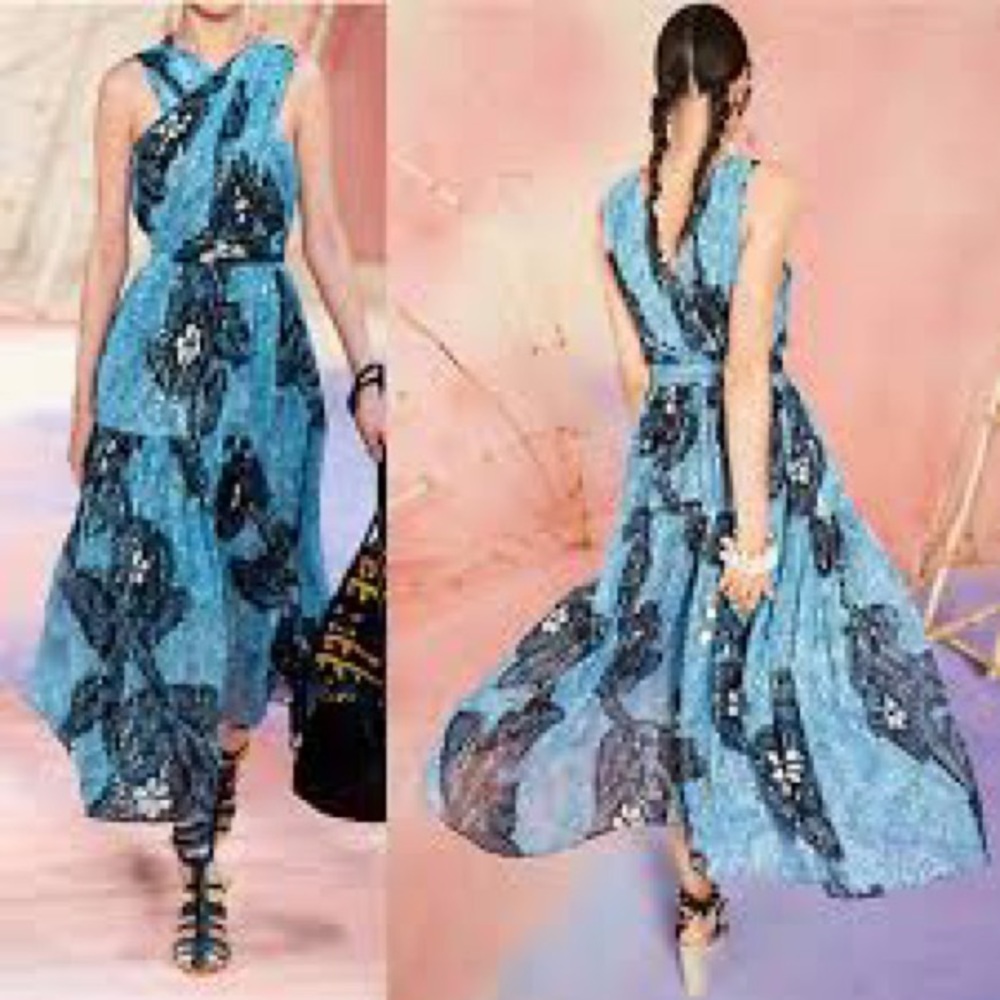 Never worn Ulla Johnson Adora dress, Sky - size 6